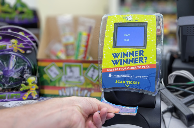 Scanning a scratch-off ticket